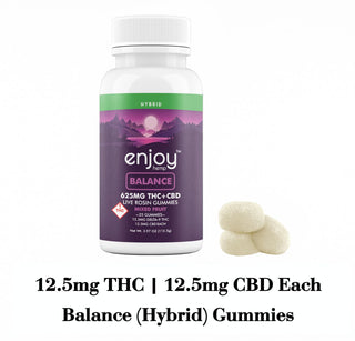 Enjoy Balance 12.5mg THC and CBD Hybrid 25ct
