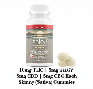 Enjoy Skinny 10mg THC + THCV,CBG,CBD Sativa 25ct