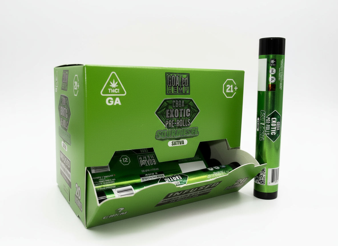 G.O.A.T.ed Sour Diesel 2g CB9A Preroll 20Pk