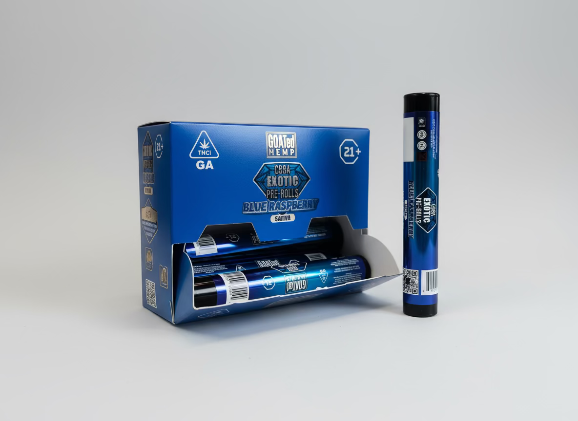 G.O.A.T.ed Blue Raspberry 2g CB9A Preroll 20Pk