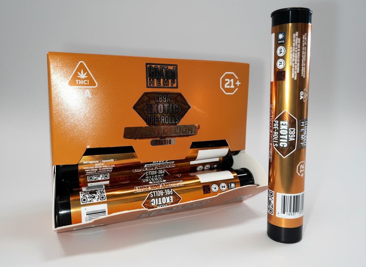 G.O.A.T.ed Peachy Delight 2g CB9A Preroll 20Pk