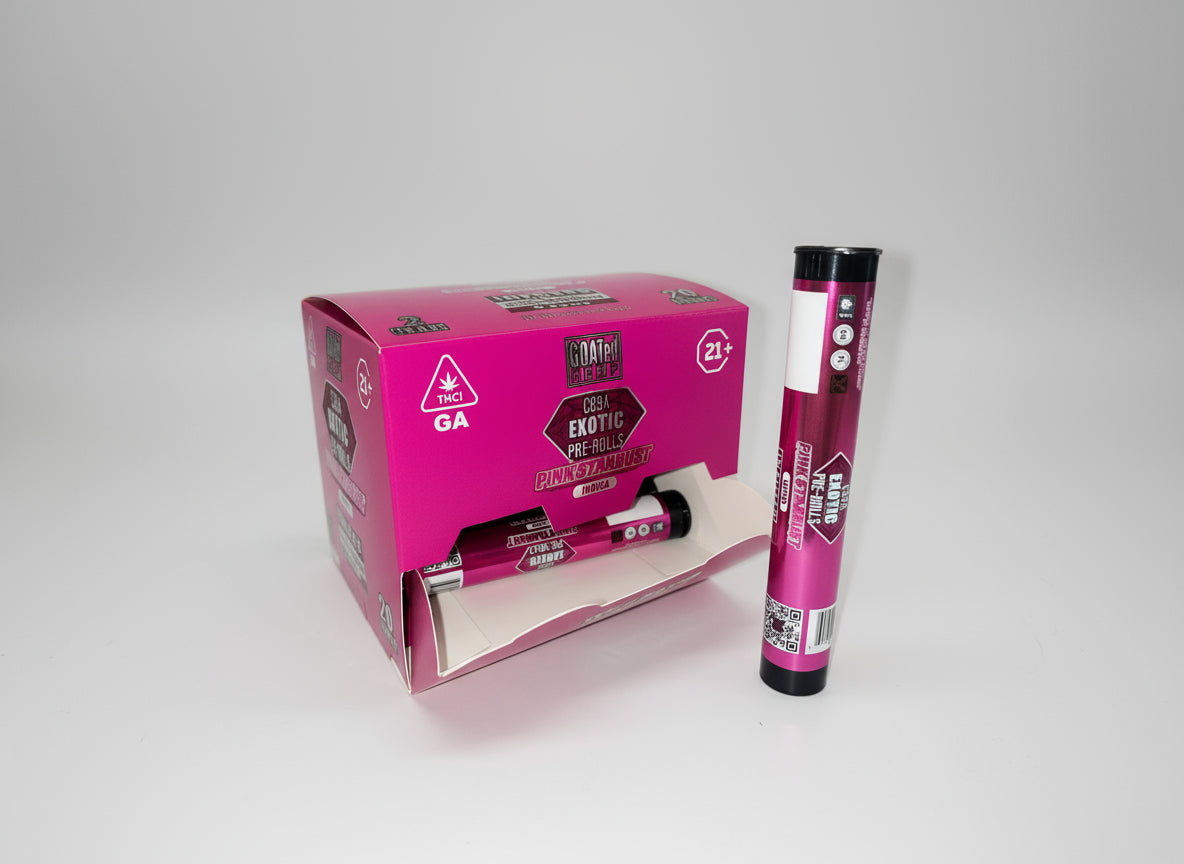 G.O.A.T.ed Pink Starburst 2g CB9A Preroll 20Pk