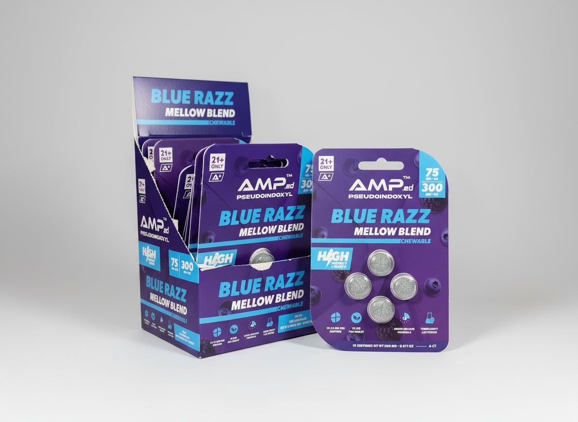 AMP Psuedoindoxyl Blue Razz Mellow 300mg