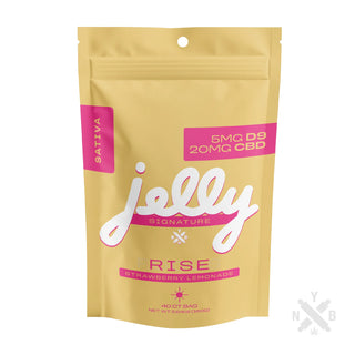 Jelly Rise 5mg THC 20mg CBD Sativa 40ct