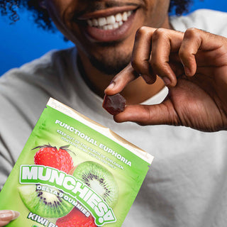 Munchies Kiwi Burst 10mg THC + CBG,THCV Sativa 20ct