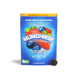 Munchies Blue Dream 10mg THC + CBG,THCV Sativa 20ct