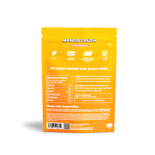 Munchies Mango Crush 10mg THC + CBG,CBD Hybrid 20ct