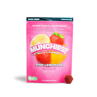 Munchies Pink Lemonade 10mg THC 10mg CBD Hybrid 20ct