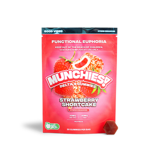 Munchies Strawberry Shortcake 10mg THC 10mg CBD Hybrid 20ct